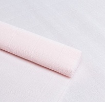 Бумага гофрированная бледно-розовый №616, 180г/м2, 50*250см 