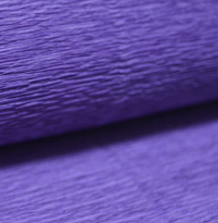 Бумага гофрированная ярко-фиолетовый №17Е/2, 180г/м2, 50*250см 