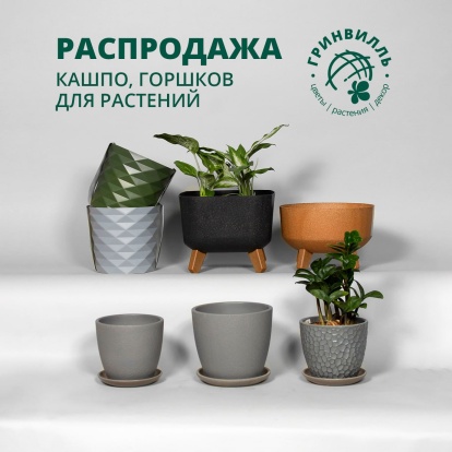 Распродажа горшков и кашпо