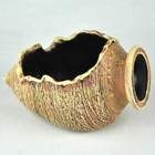 Кашпо уличное Амфора лежащая мини 20см керамика бежевый 