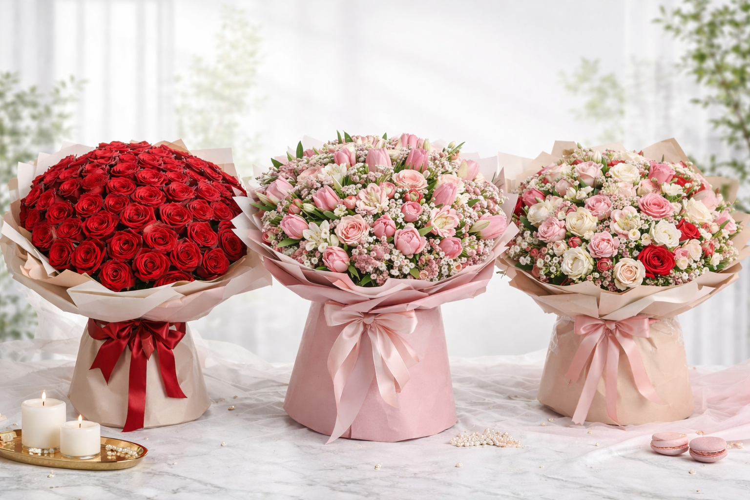 Большие букеты цветов — эффектный способ сказать о главном