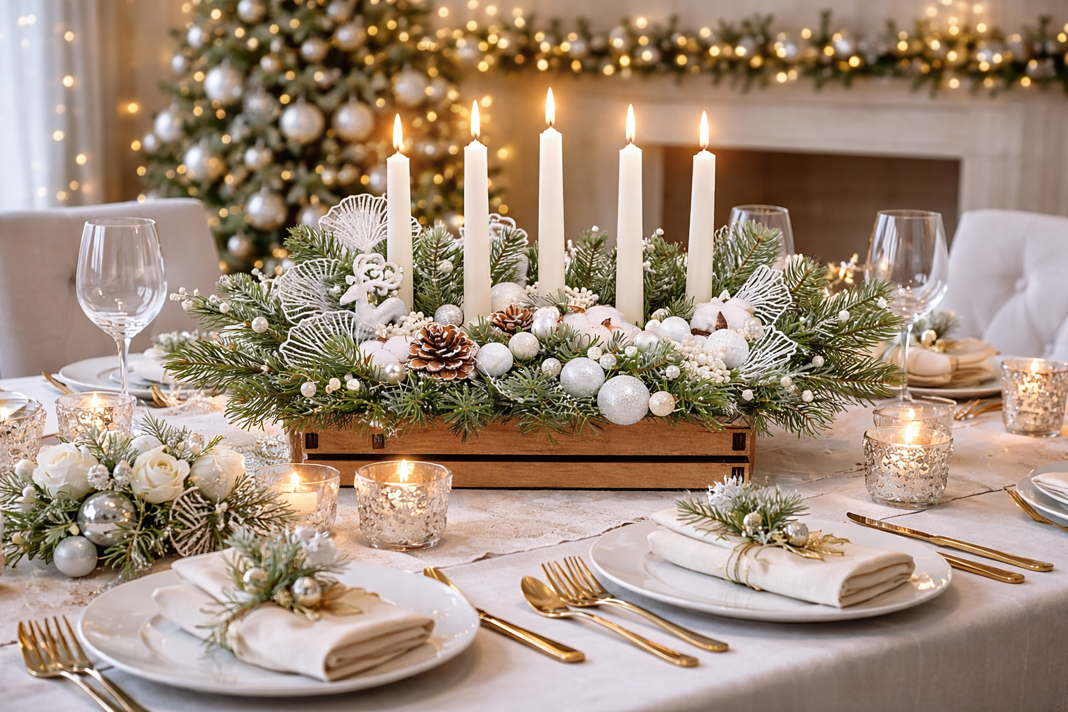 Новогодние композиции ручной работы: атмосфера праздника в каждой детали