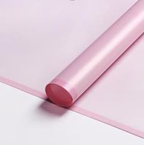 Пленка матовая 58*58см с каймой 20 листов, розовый