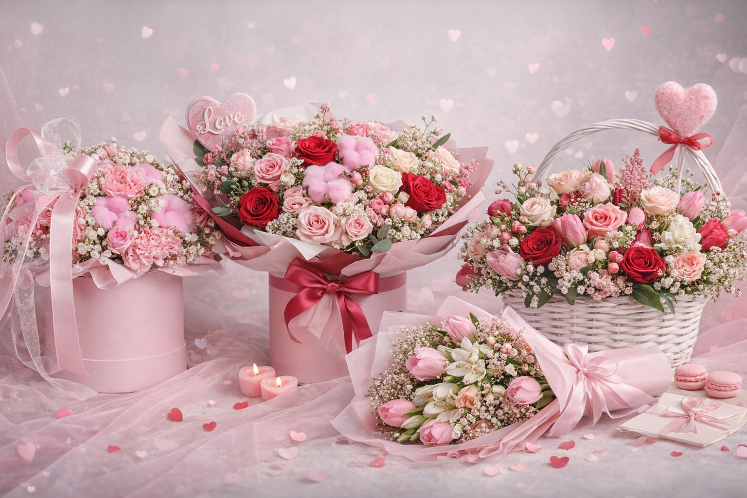 Какие цветы дарить на День влюблённых