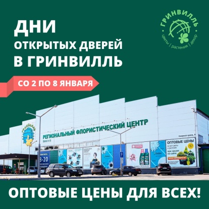 Дни открытых дверей в Гринвилль со 2 по 8 января! Дни открытых дверей в Гринвилль со 2 по 8 января!