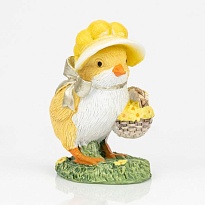 Сувенир Цыпленок  h8*6,5*4см желтый
