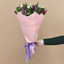 Букет из тюльпанов "Дуэт"