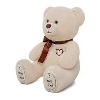 Мягкая игрушка Медведь Фил h30см латте 