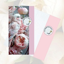 Конверт для денег с держателем "Поздравляю", 19*10см