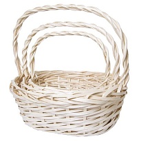 Корзина (ива) d26*20*h12см овал натуральный