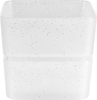 Кашпо Фиори 9*9 h9,6см 0,45л пластик звездное небо