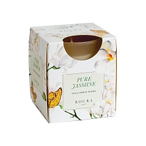 Свеча в стакане Roura 130г аромат Жасмин