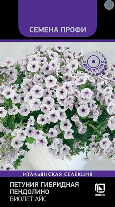 Петуния гибридная Пендолино Виолет Айс 5шт /Поиск