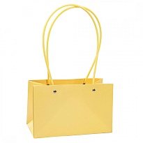 Пакет для цветов 10*13*22см желтый канареечный