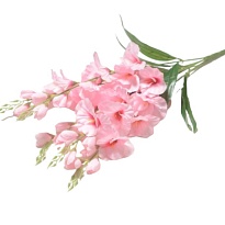 Гладиолус в букете, искусственный, 5 веток, h65см, нежно-розовый