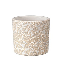 Кашпо Тубус мини Манджета d7 h7см 0,18л керамика бежевый