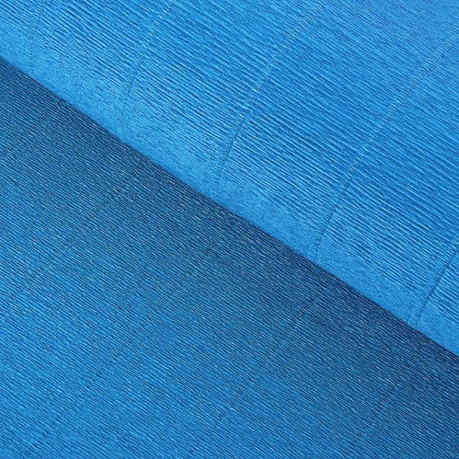 Бумага гофрированная голубой №956, 140г/м2, 50*250см 