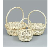 Корзина (ива) d33*h13*hh33см круг натуральный
