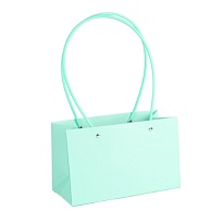 Пакет для цветов 10*13*22см голубой светлый