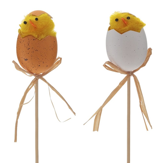 Вставка Цыпленок 4*4*h26см микс