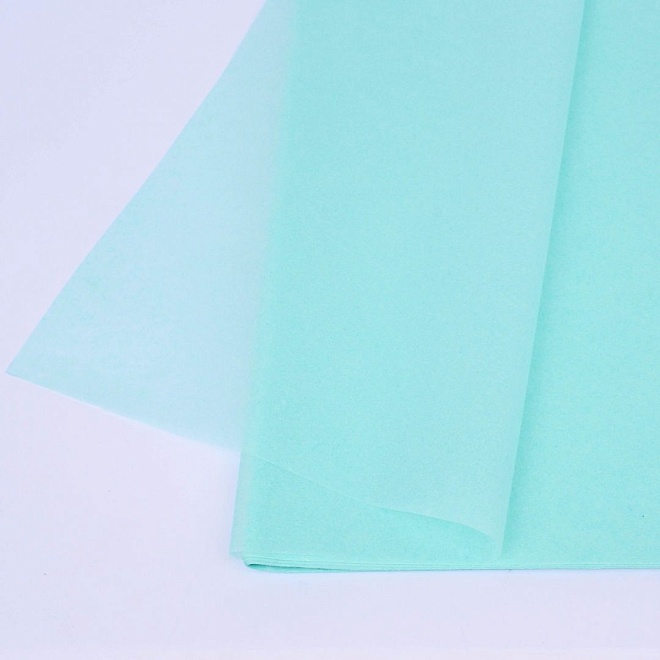 Тишью 50*70см 40л мятный