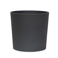 Кашпо Флок Кедр d22 h20см 5,8л бетон черный