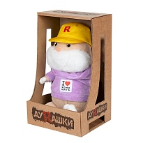 Мягкая игрушка Дурашки Хомяк в кепке h22см инд.упак