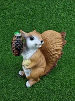 Белка с шишкой h27см 