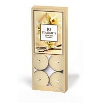 Свечи чайные Petali d37,5*h1,4мм, 10шт, аромат ваниль 