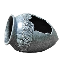 Кашпо уличное Амфора 60см Палермо керамика умбра