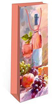 Пакет подарочный под бутылку 12*36*8,5см 
