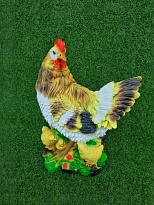 Курица с цыплятами h40см