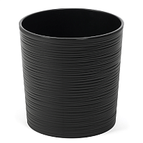 Кашпо Lamela MALWA ECO d25 h25,5см 9.5л с вкладкой пластик dluto черный