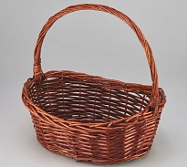 Корзина (ива) d39*34*h17см овал коричневый