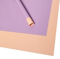 Пленка матовая 60*60см Дуэт 10 листов розовый сиреневый