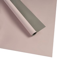 Пленка матовая 60*60см двухсторонняя Нужна и точка 20 листов светло-розовый металлик