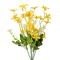 Маргаритка в букете искусственная h38см желтый