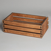 Ящик декоративный 28*16*9см орех