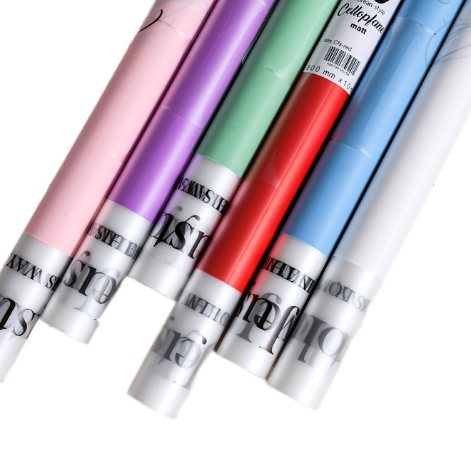 Пленка матовая 60см*10м Признание светло-розовый