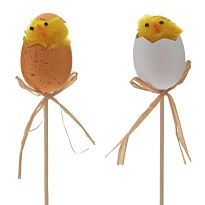 Вставка Цыпленок 4*4*h26см микс