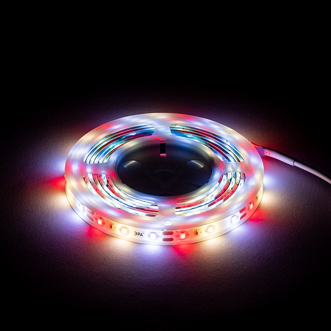 Фитодиодная лента ЭРА полный спектр 27ВТ с адаптером 12Вт 3м