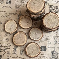 Спил овальный d12-15 h2см 