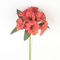 Альстромерия искуственная 1 ветка 7 голов h47см красный