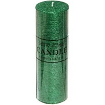 Свеча колонна New Star d5*h15см изумрудный