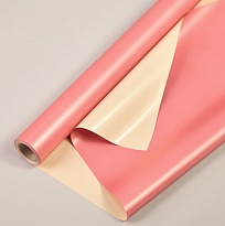 Пленка матовая 60см*10м двухсторонняя перламутр кофе-марсала