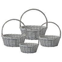 Корзина (ива) d47*h18*hh45см круг серый