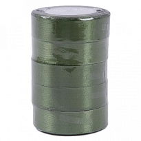 Лента атласная 25мм*25ярд темно-зеленый