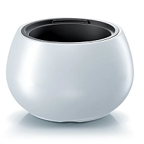 Кашпо Prosperplast Heos d37 h23см 8л с вкладкой пластик белый