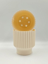 Горшок Аркада d17 h15,5см 2,9л с вкладкой пластик ванильный