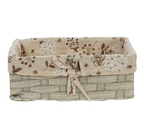 Корзина (полимер) d25*15*h9см кадрат 